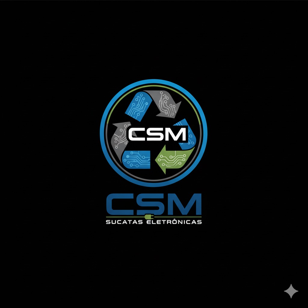 Pilhas de placas eletrônicas para reciclagem